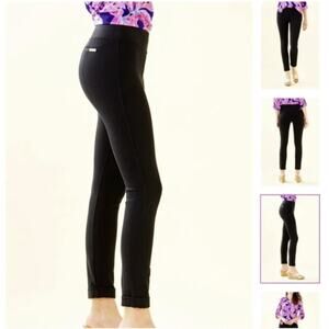 NWT Lilly Pulitzer Jessa‎ Ponte Pants Black Size XXS